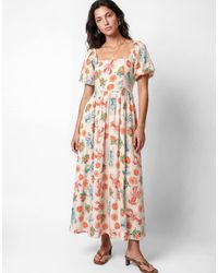 Lovedrobe - Printed Short Sleeve Midaxi Dress - Lyst