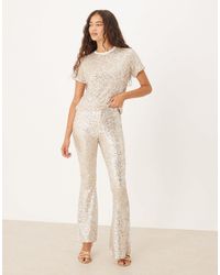Never Fully Dressed - Sequin Flared Pants - Lyst