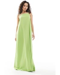JJXX - – langes kleid aus leinenmix - Lyst