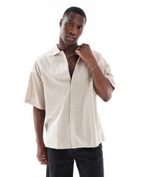 Jack & Jones - – oversize-leinenhemd - Lyst