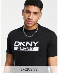 DKNY Active Dkny Sport Printed Chest Logo T-shirt - Black