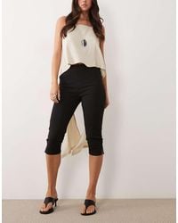 ASOS - Tall Capri Trousers With Side Split - Lyst