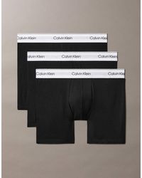 Calvin Klein - – icon cotton stretch – 3er-pack eng geschnittene boxershorts - Lyst