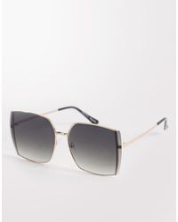 ALDO - Leilah Oversized Rimless Sunglasses With Lenses - Lyst
