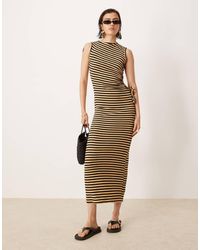 ASOS - Towelling Sleeveless Cut Out Side Maxi Dress - Lyst