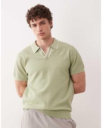 South Beach - Knit Polo Top - Lyst