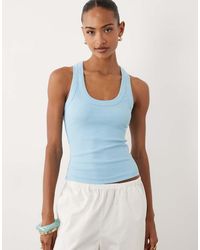 Gina Tricot - Racer Back Tank Vest Top - Lyst