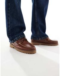 Jack & Jones - Leather Boat Shoe - Lyst