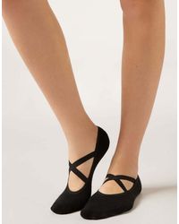 Calzedonia - Non-Slip Crossover Pilates Socks - Lyst