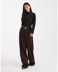 ONLY - Asymmetric Hem Lace Top - Lyst