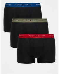 Tommy Hilfiger - Signature Cotton Essentials 3 Pack Trunks - Lyst