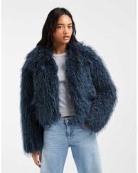 Urbancode - Code Faux Fur Jacket - Lyst