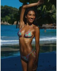 Bright Swimwear - Melody Tidal Triangle Bikini Top - Lyst