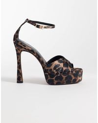 ASOS - Niche Platform Heeled Sandals - Lyst