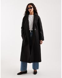 ASOS - Waterafstotende Trenchcoat Met Lange Pasvorm - Lyst