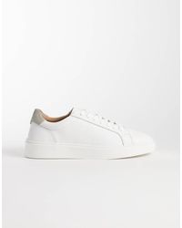 ASOS - Lace Up Trainers With Heel Notch Detail - Lyst