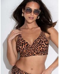 Pour Moi - Free Spirit Twist Front Non Wired Bikini Top - Lyst
