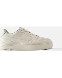 Pull&Bear - Baskets chunky en écru - Lyst
