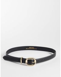 Pieces - Ceinture chunky à boucle dorée e - Lyst
