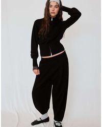 Stradivarius - Fitted Zip-up Knit Cardigan - Lyst