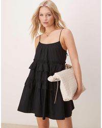 ASOS - Ruffle Tiered Mini Sundress - Lyst