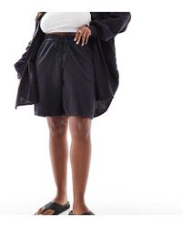 ONLY - Cheesecloth Pull On Shorts Co-ord - Lyst
