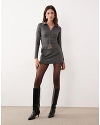 Motel - Sahana Ruffle Edged Mini Skirt - Lyst