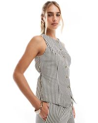 New Look - Gilet Met Ronde Hals - Lyst