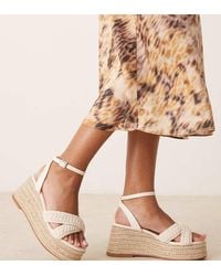 Glamorous - Espadilles Platform Heeled Sandals - Lyst