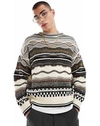 Cotton On - Cotton On Vintage Mix Knit Jumper - Lyst