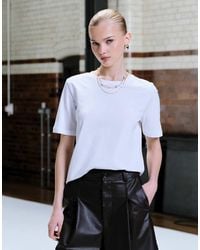 ONLY - T-Shirt Met Ronde Hals - Lyst