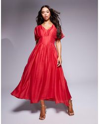 Forever New - – maxikleid mit puffärmeln - Lyst
