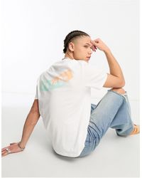 Volcom - Aquapistol - t-shirt bianca con stampa sul retro - Lyst