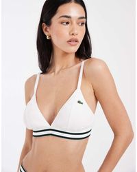 Lacoste - Triangel Bralette - Lyst
