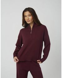 Brave Soul - Knitted Zip Neck Jumper And Trouser Set - Lyst