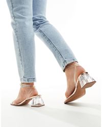 Sandales River Island Dorées - Taille UK 8 - À Peine Là, Neuf Avec Emballage