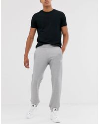 adidas originals jersey joggers in grey dn6010