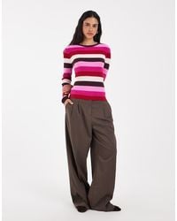ONLY - Ribbed Knitted Top - Lyst