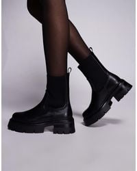 SIMMI - Simmi London Paulie Wide Fit Chunky Low Ankle Boots - Lyst