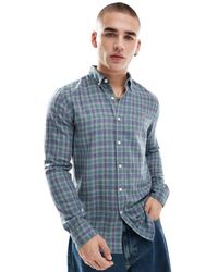 Farah - Hamilton Checked Long Sleeve Shirt - Lyst