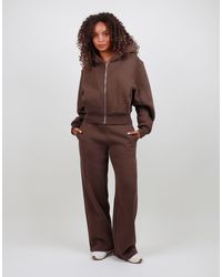 SIMMI - Drop Shoulder Zip Hoodie - Lyst