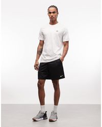 Nike - Pantalones Cortos De 7" Negros Dri-Fit Flex De - Lyst