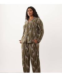 Chelsea Peers - Curve Super Soft Button-up Pyjama Set - Lyst