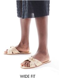 Raid Wide Fit - – faraah – flache sandalen - Lyst