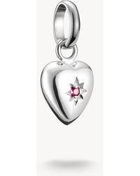 Thomas Sabo - Charm-anhänger herz mit stern-verbindung, - Lyst