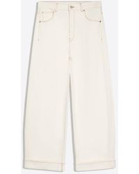Bershka - Balloon Jeans With Back Buckle - Lyst