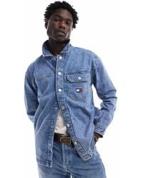 Tommy Hilfiger - Denim Overshirt - Lyst