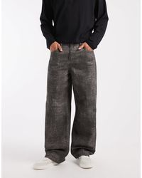 ASOS - Pantalon baggy à imprimé croco - Lyst