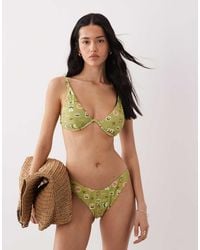 New Look - Fruit Print Voop Bikini Bottoms - Lyst