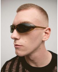 Bershka - Oval Sunglasses - Lyst